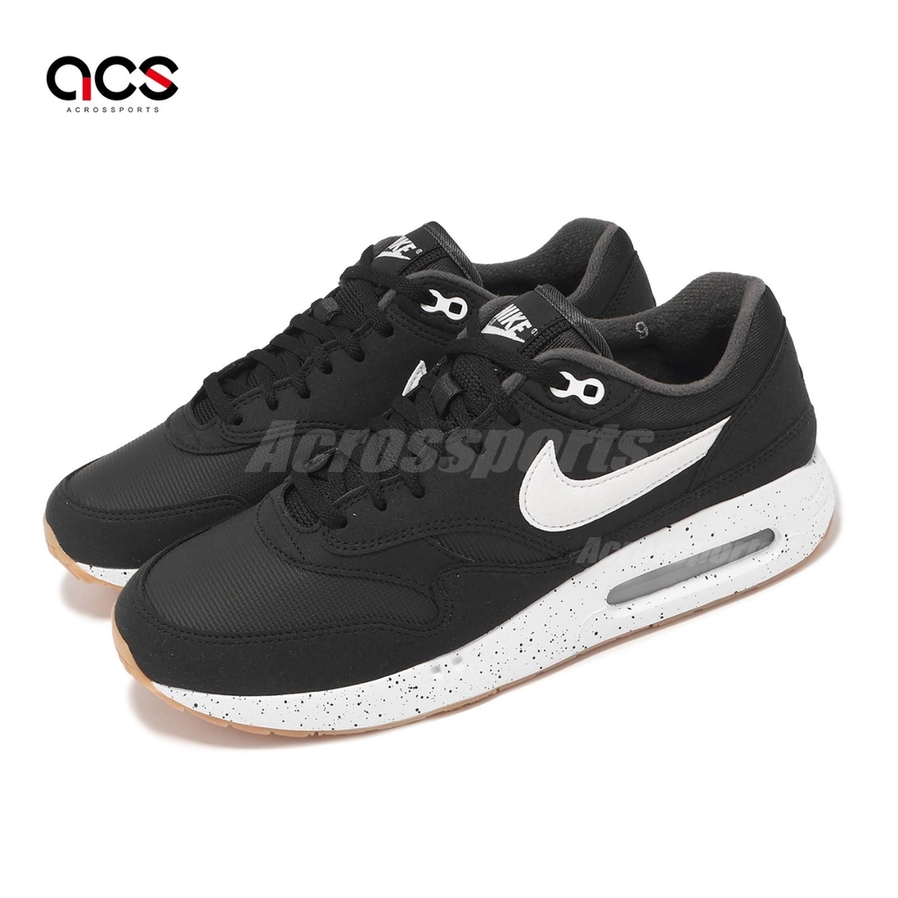 Nike 高爾夫球鞋 Air Max 1 86 OG G 男鞋 黑 白 防潑水鞋面 皮革 抓地 運動鞋 DV1403-003