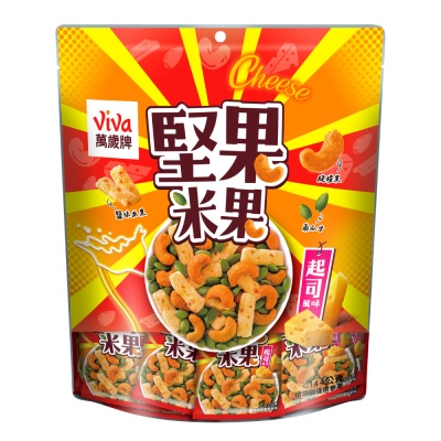 萬歲牌 堅果米果起司風味 (12gx12包)