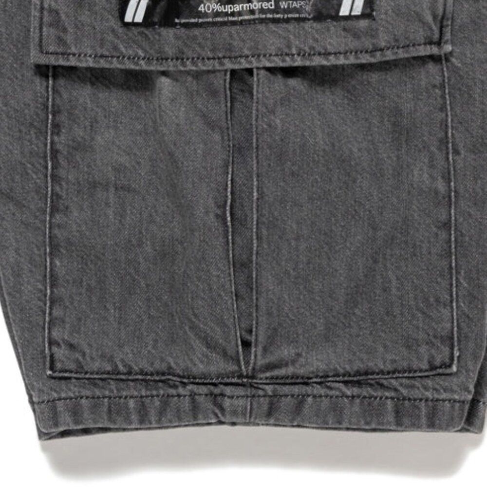 Wtaps Blues Straight 純棉丹寧短褲黑/靛藍261WVDT-PTM09 | 休閒鞋