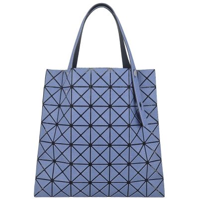 ISSEY MIYAKE 三宅一生 BAOBAO 牛仔藍色三角格7x7肩背/手提包