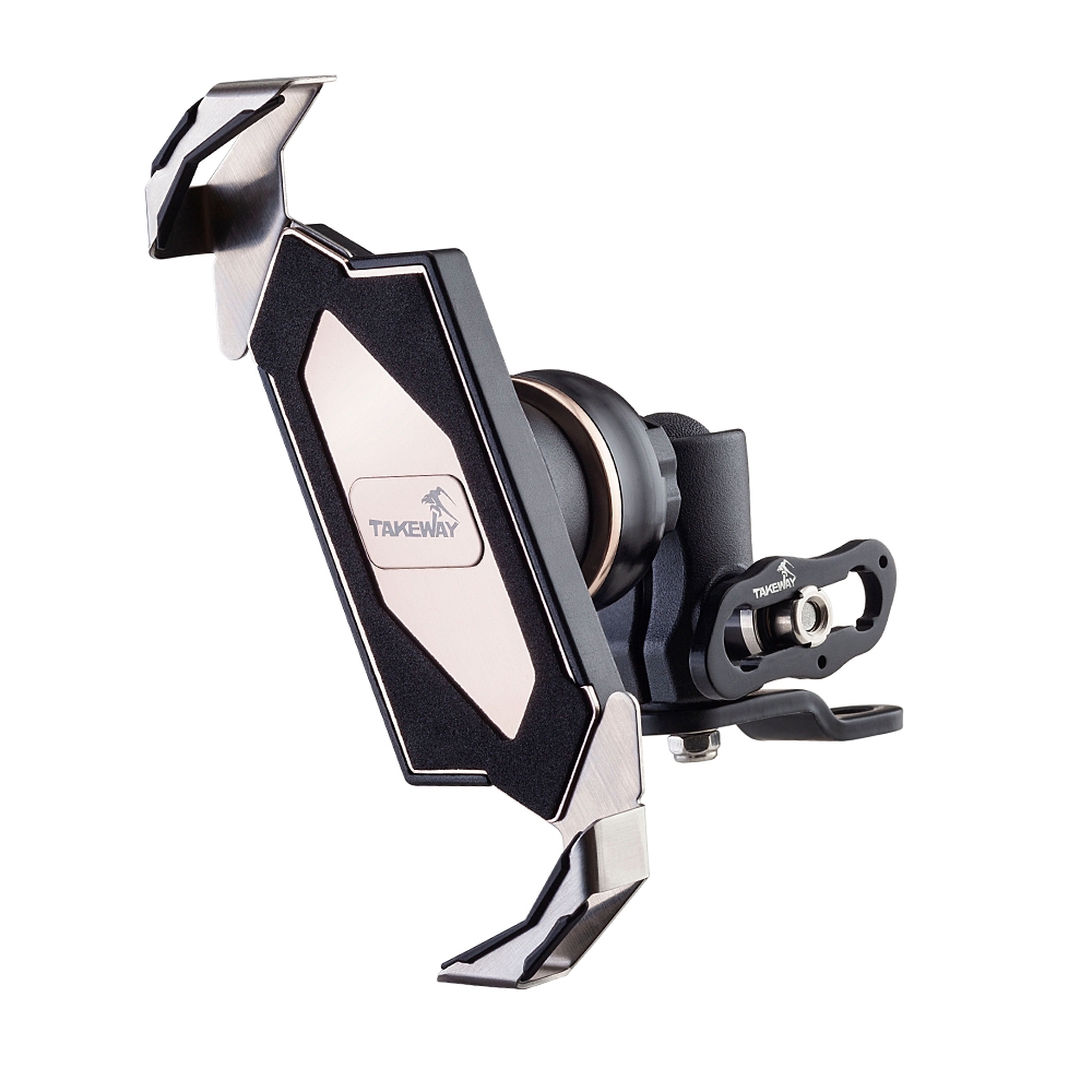 TAKEWAY 黑隼Z手機座（逆磁浮減震後照鏡防盜版） | 一般手機支架