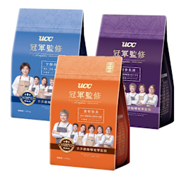 UCC冠軍監修 蜜柑堅果/甘醇橙香/醇香果調咖啡豆225g/