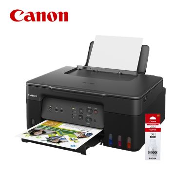 【Canon】PIXMA G3730 原廠大供墨複合機+GI-71 BK 黑色墨水一罐