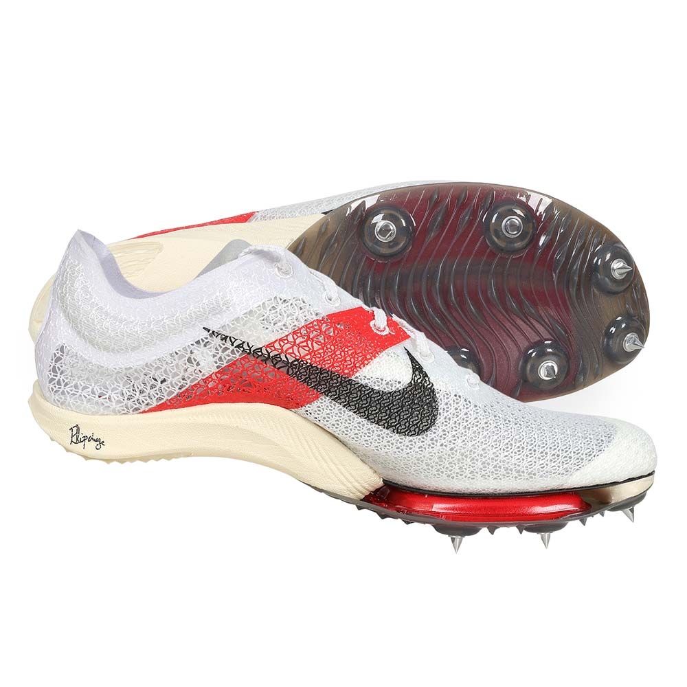 NIKE AIR ZOOM VICTORY EK 男田徑氣墊釘鞋-長距離FJ0668-100 白紅紅黑