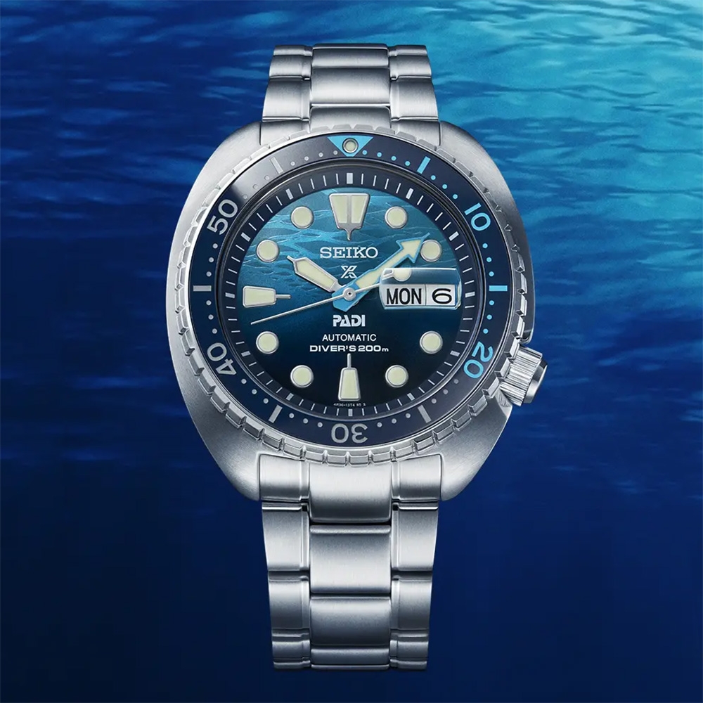 SEIKO精工 Prospex PADI 海龜 特別版200米潛水機械錶 開學購物季 送禮首選-45mm (SRPK01K1/4R36-06Z0F)_SK045