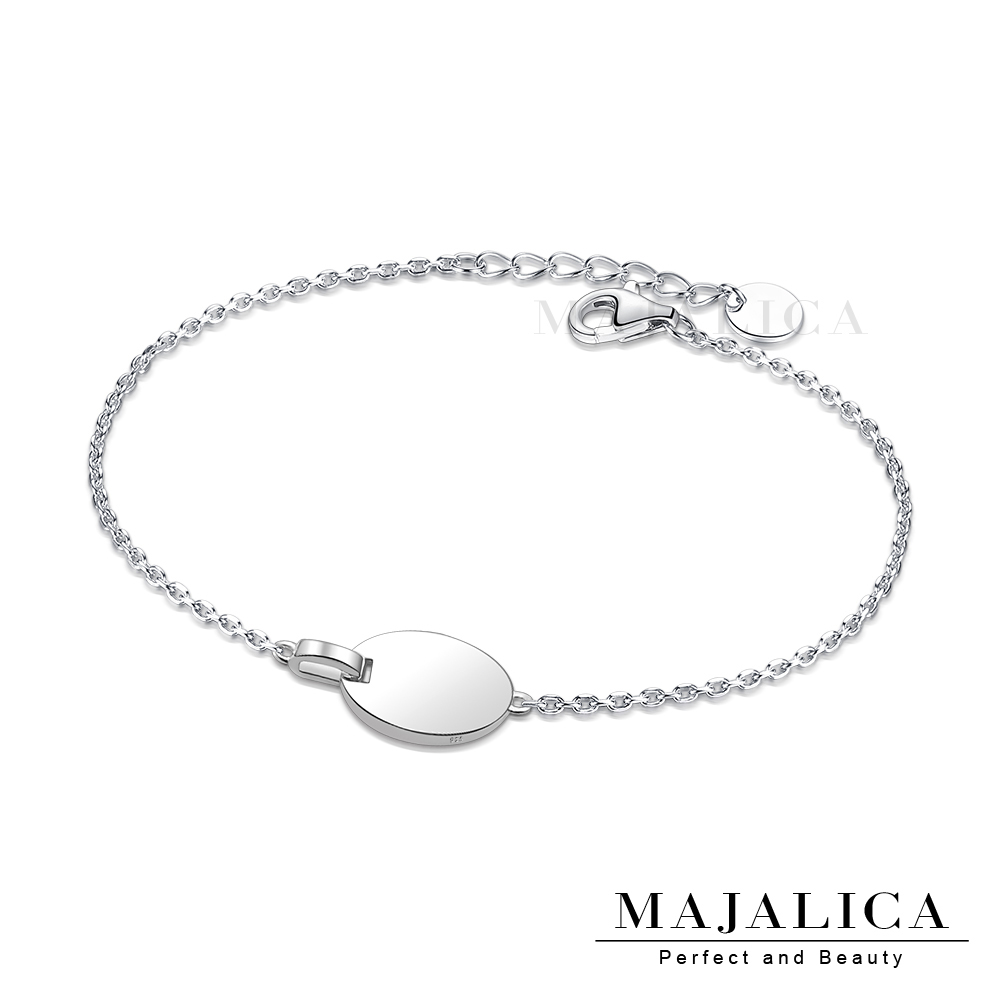 純銀 文鎮 Majalica．925純銀手鍊．墜牌十字．銀手鏈| 純銀| Yahoo購物中心