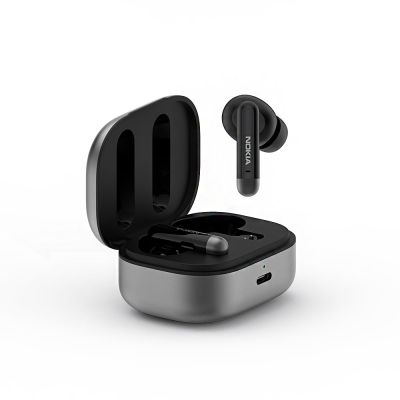 NOKIA 諾基亞 NOKIA真無線智能抗噪時尚音樂宇宙黑藍芽耳機E3511-BK