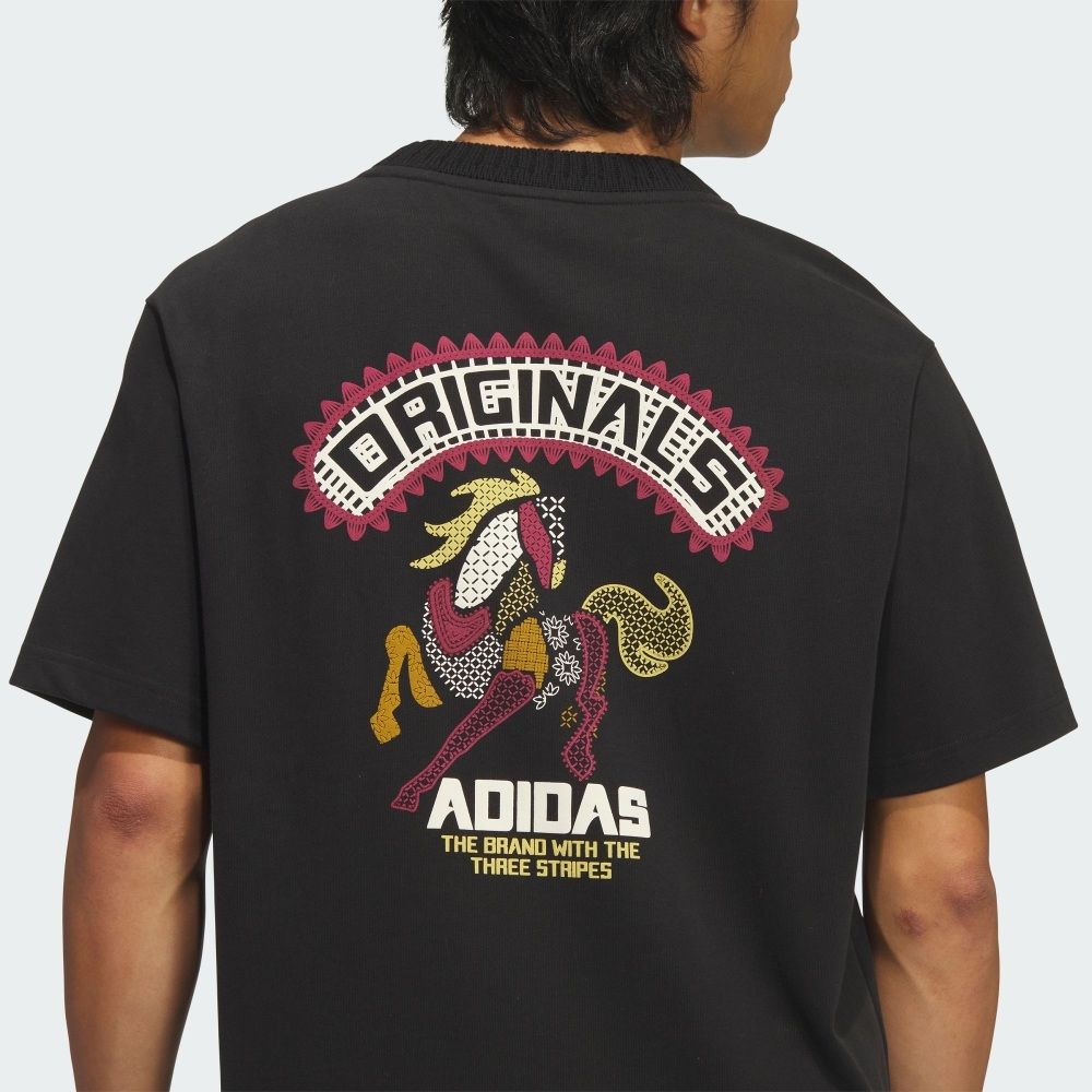 adidas 愛迪達】 CNY 短袖上衣T恤男/女- Originals KT0714 | adidas