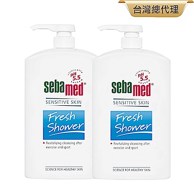 sebamed施巴 運動麝香沐浴乳1000ml 2入組