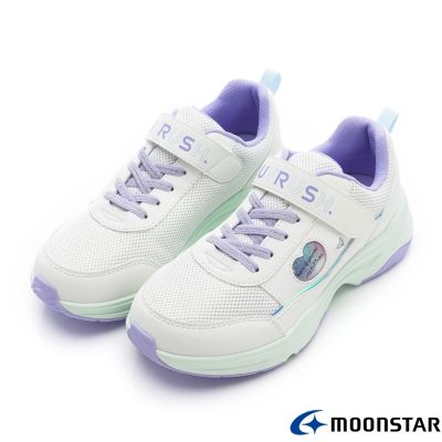 日本月星Moonstar頂級機能童鞋-LURTUSH瞬乾系列鞋款-LV12551白(中大童段)19~24.5cm(新品)