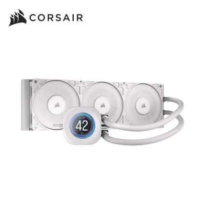 海盜船CORSAIR NAUTILUS 360 ARGB LCD CPU水冷散熱器【白】