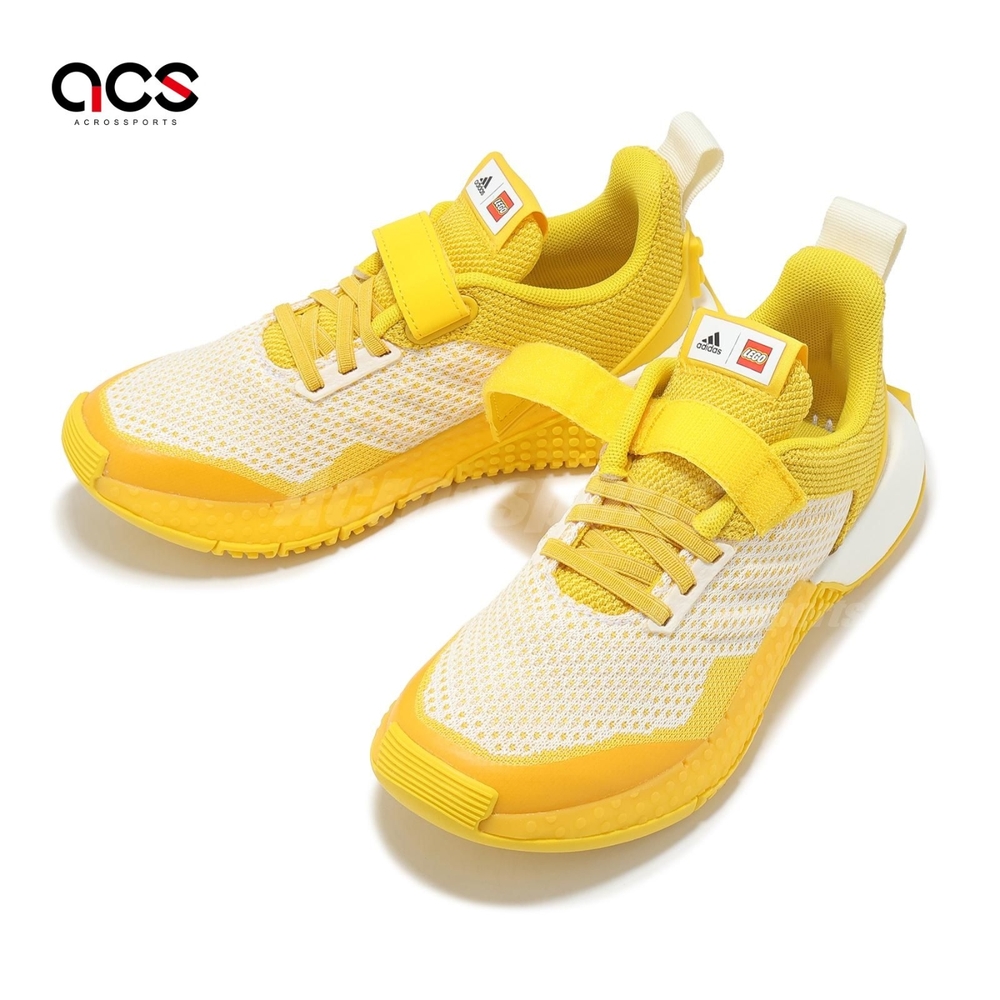 adidas x LEGO Sport Pro EL K 中大童樂高聯名黃白童鞋運動鞋愛迪達