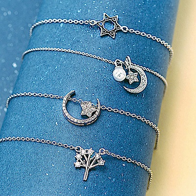 [時時樂限定]YUME閃亮亮純銀項鍊手鍊雙11超殺價