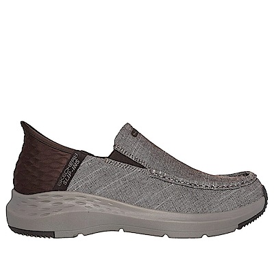 Skechers Parson [205192BRN] 男 休閒鞋 步行 瞬穿舒適科技 舒適 帆布 穩定 穿搭 棕
