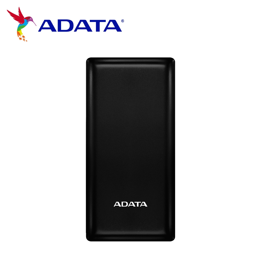 威剛 C20 20000mAh  3孔輸出 15W快充行動電源(黑)
