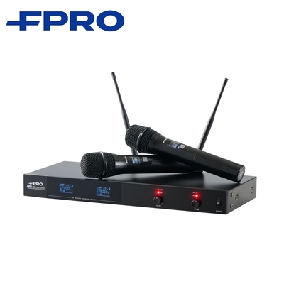FPRO OK-37 / UHF / 雙頻道無線麥克風系統
