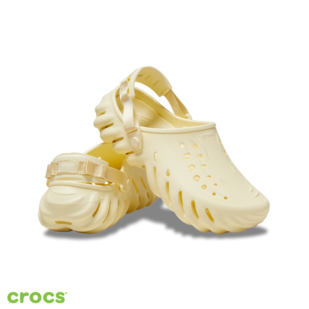 純銀盃 Crocs 卡駱馳Sports克駱格Echo 波波中性鞋-松露色207937-0LF