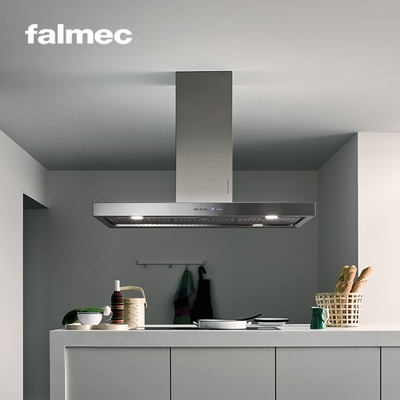 【Falmec】義大利中島型排油煙機 PLANE NRS(90cm) P049-S(無含安裝)