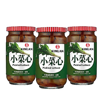 金蘭 小菜心(396g)3入組