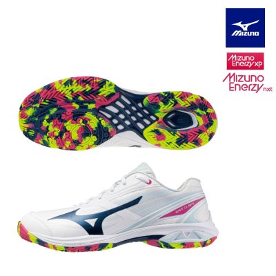 【MIZUNO 美津濃】 WAVE CLAW 4 男女中性款 羽球鞋 71GA264302