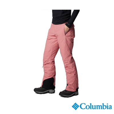 Columbia 哥倫比亞女款Omni Tech防水保暖雪褲-粉紅色UWR90630PK/IF