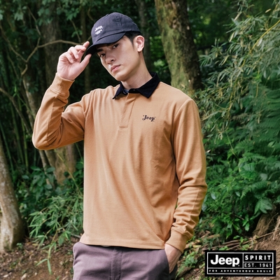 JEEP 跳色領POLO衫