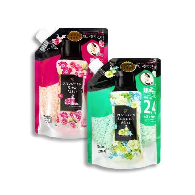 (2袋任選超值組)日本P&G-Lenor芳香寶石系列超吸水力顆粒香香豆補充包1040ml/袋(長效留香約12週,毛巾運動服柔軟消臭,室內晾曬防臭,全機型適用洗衣香氛珠)