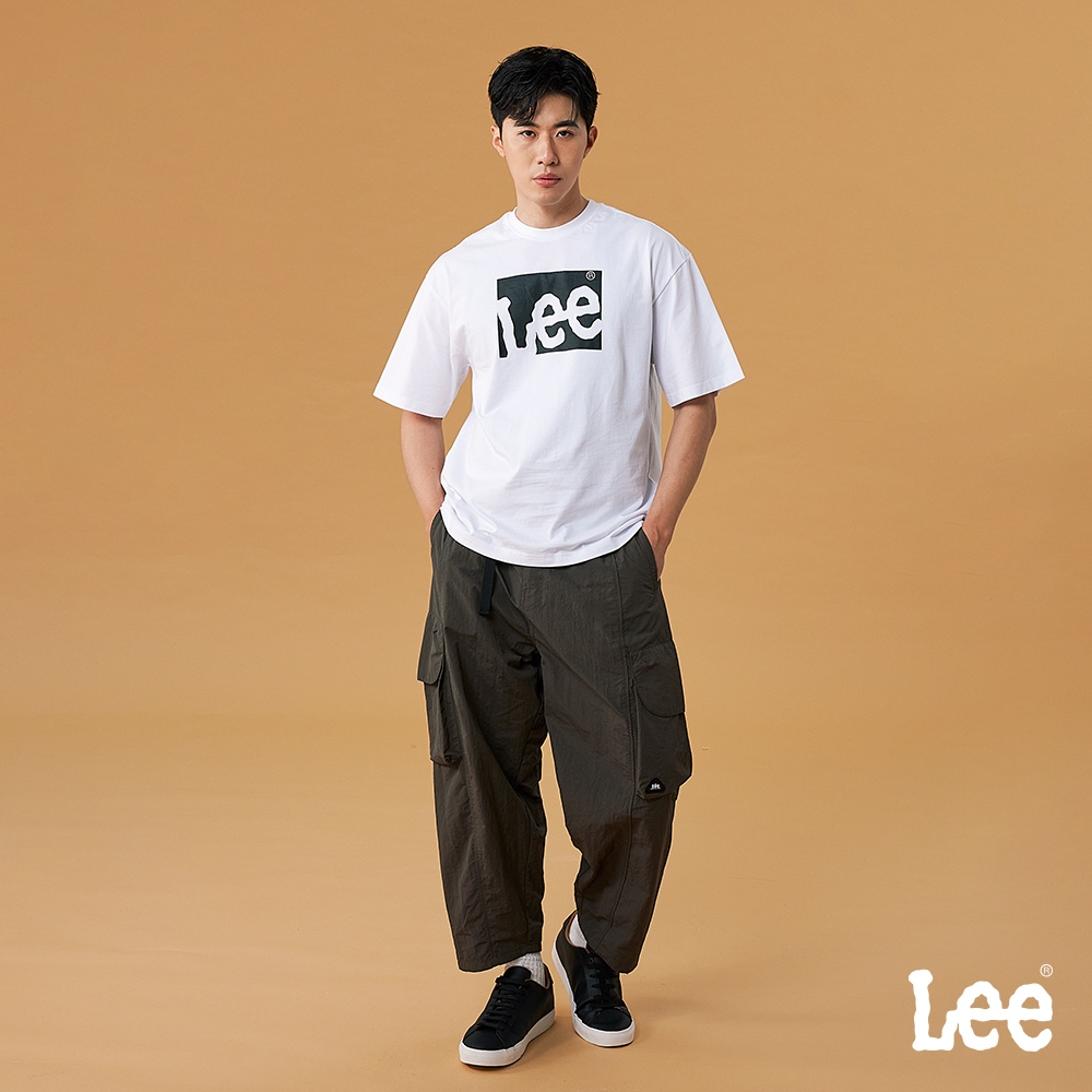 Lee 男款 季節性版型 工裝風Cargo休閒長褲 二色 (深煤灰)
