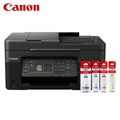 【Canon】 PIXMA G4770 原廠大供墨複合機+GI-71 BK/C/M/Y 四色墨水一組
