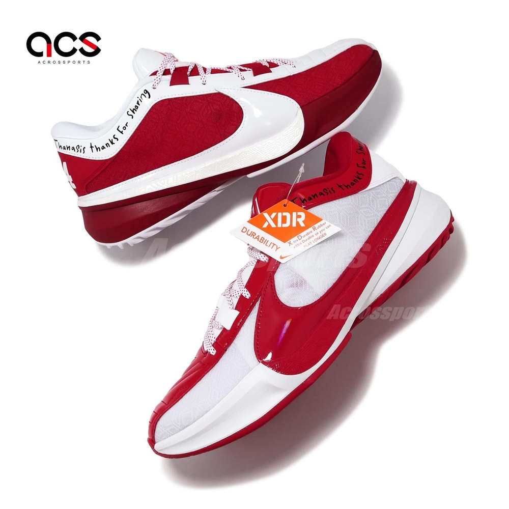 Nike 籃球鞋Zoom Freak 5 ASW EP 字母哥紅白全明星賽All-Star 男鞋