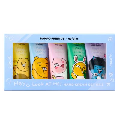 【esfolio】韓國KAKAO FRIENDS聯名 Look At Me 護手霜超值5入組(30ml/入)