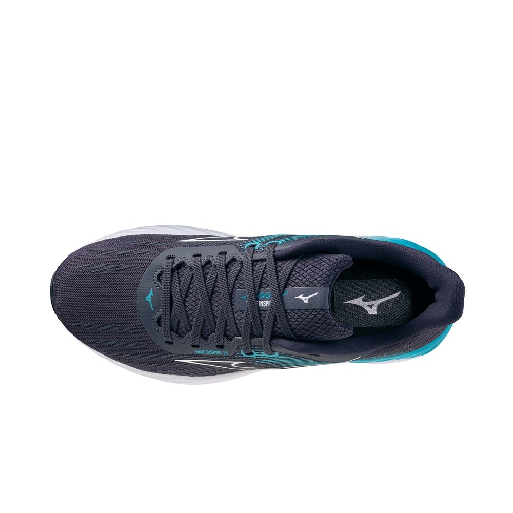 Mizuno Wave Inspire 21 Sw [J1GC254551] 男慢跑鞋超寬楦彈力支撐緩震