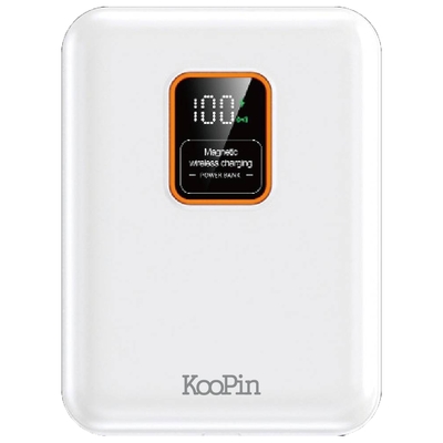 KooPin 10000mAh可拆式自帶線磁吸快充行動電源 直充Apple Watch /AirPods/iPhone 可以上飛機!