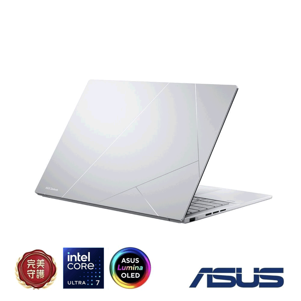 ASUS UX3405CA 14吋筆電 (Ultra 7-255H/16GB/512GB SSD/EVO/白霧銀/Zenbook 14 OLED)