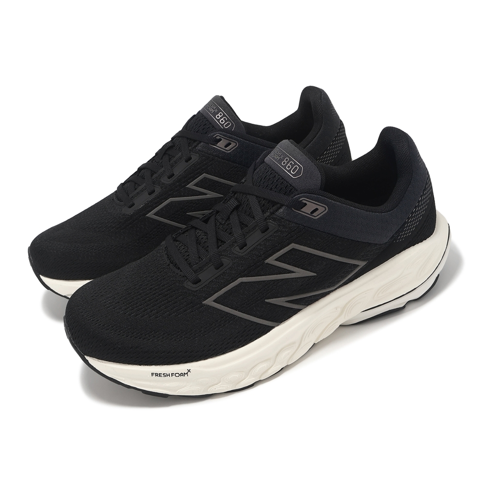 New Balance 慢跑鞋Fresh Foam X 860 V14 2E 寬楦黑男鞋緩震運動鞋NB 