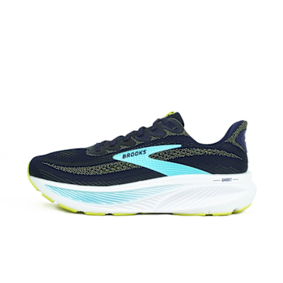 Brooks Ghost 17 [1104422E414] 男 慢跑鞋 寬楦 魔鬼系列 避震緩衝象限 彈力 緩震 深藍