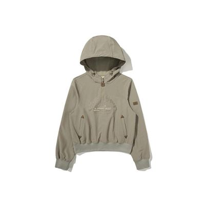 BBC EARTH 女 Artwork Hoodie Anorak 半開襟上衣 淺卡其 BEFJADP01750