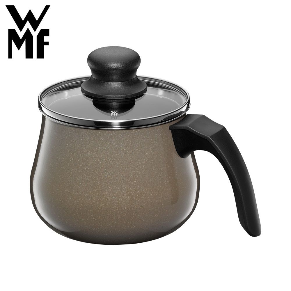 WMF 德國製Fusiontec Mineral 壺型鍋 12.5cm 1.7L (銅金色) 陶晶鍋 單人鍋 泡麵鍋▼贈竹韌砧板