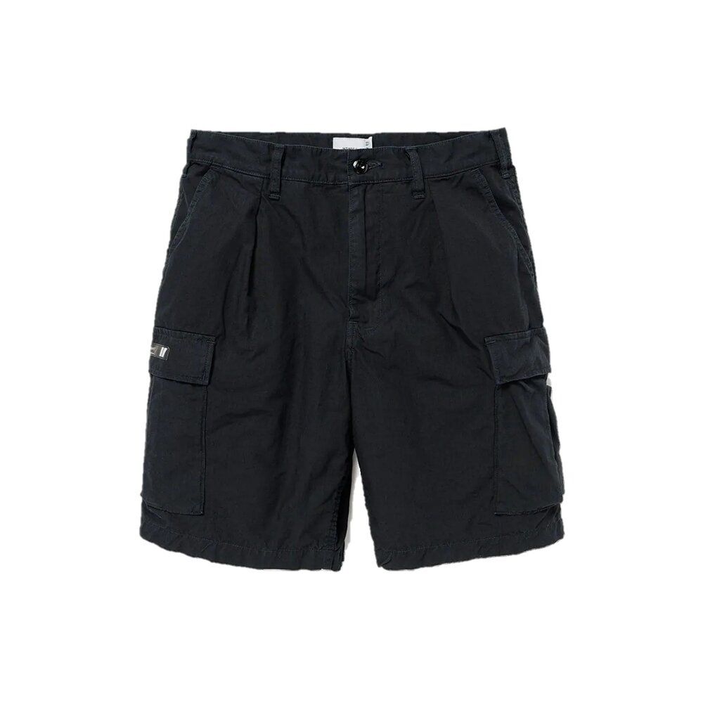 Wtaps Mils9602 / Shorts / Cotton Ripstop 黑色工裝五分褲251WVDT