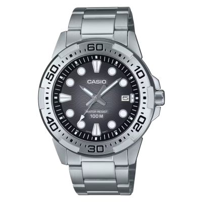 【CASIO 卡西歐】運動防水鋼帶錶 MTD-140D-1A