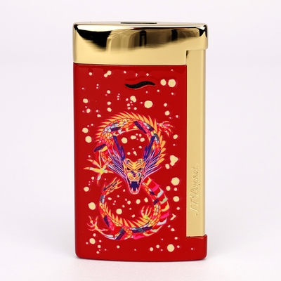 S.T.Dupont 都彭 Dragon 系列 龍年限定 Slim 7 臻薄防風打火機 新年開運 送禮推薦 027776