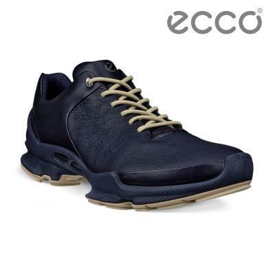 ECCO BIOM C M 健步自然律動抗撕皮革運動鞋 男鞋 午夜藍/沙色