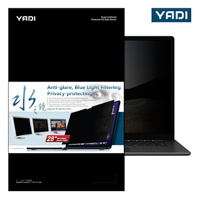 YADI 獨特磁吸 ASUS ROG Zephyrus G14 2025 GA403WM 專用 14 吋 16:10 水之鏡防窺片