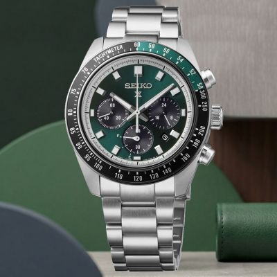 SEIKO精工 PROSPEX SPEEDTIMER 熊貓 太陽能計時腕錶 錶 手錶 送禮 V192-00B0G/HBJ003P1