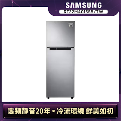 SAMSUNG三星 237公升 1級變頻雙門電冰箱 RT22M4015S8/TW