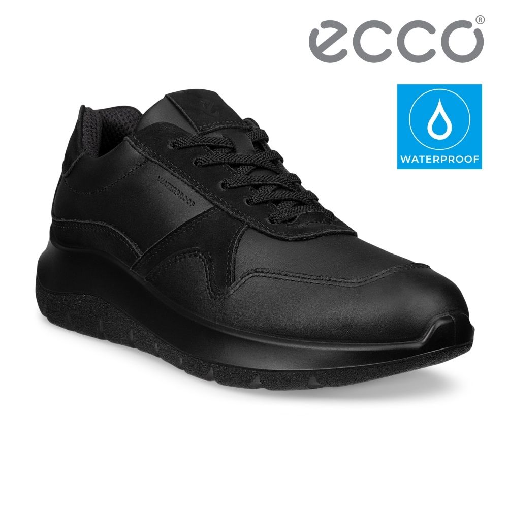 ECCO Valerie 萊麗簡約皮革防水休閒鞋 女鞋 黑色