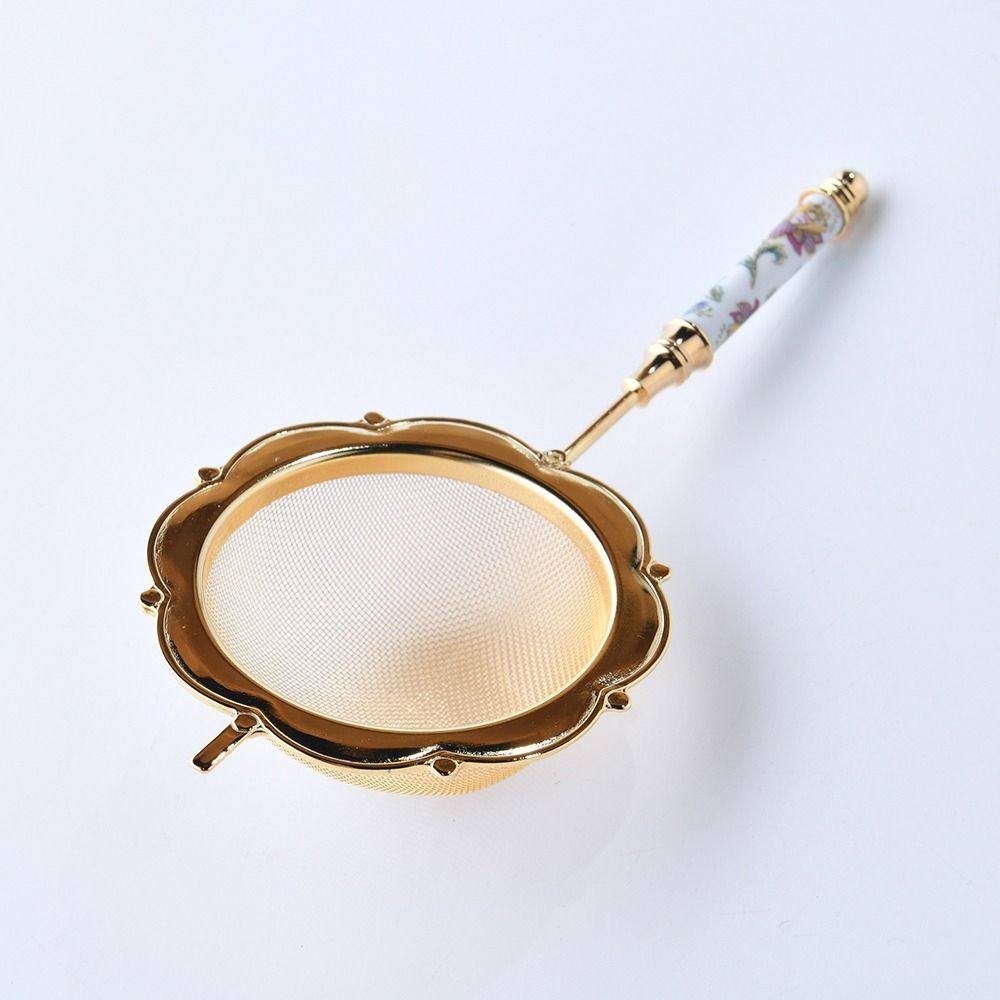 Minton 哈頓廳 不鏽鋼濾茶器 金色 日本製