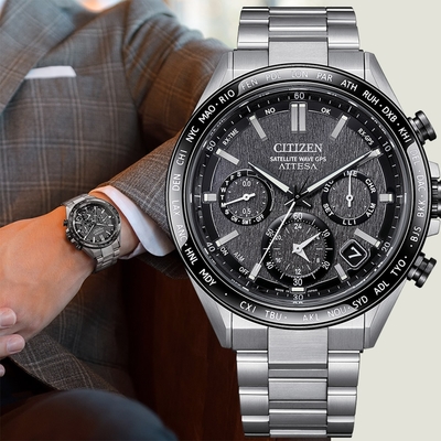CITIZEN 星辰 GPS衛星對時光動能鈦金屬手錶 開學換新季 送禮推薦 CC4058-67X