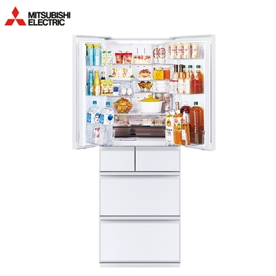 MITSUBISHI三菱 543L 日製六門變頻冰箱 MR-WZ54K-W-C 星光白