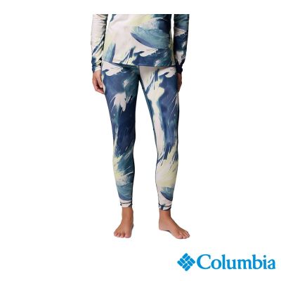 Columbia 哥倫比亞 女款-極暖快排內著長褲-Omni-Heat Infinity-綠色印花 UAL48880GV/JF